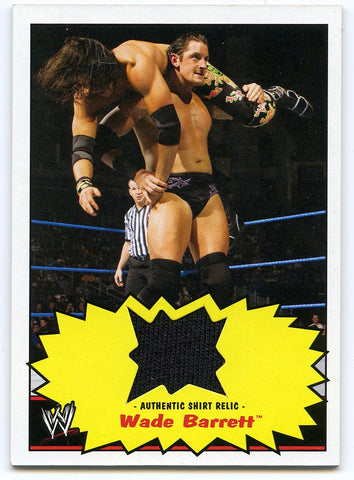 2012 TOPPS WWE HERITAGE WADE BARRETT AUTHENTIC RELIC CARD