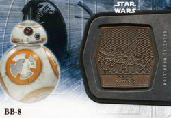 2016 TOPPS STAR WARS THE FORCE AWAKENS BB-8 GALACTIC MEDALLION #27 BRONZE