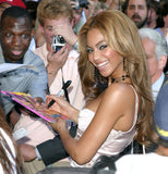 BEYONCE KNOWLES SIGNED 3x5 INDEX CARD COA AUTHENTIC