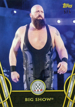 2018 Topps WWE Legends Big Show Black #5/5