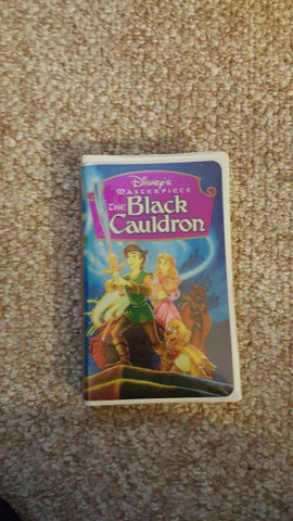 WALT DISNEY MASTERPIECE COLLECTION THE BLACK CAULDRON VHS