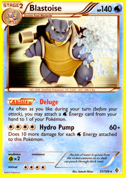 Pokemon Foil Blastoise