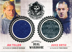 2014 Cryptozoic Sons of Anarchy Jax Teller & Juice Ortiz Authentic Dual Wardrobe #DM3