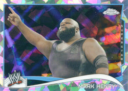 2014 Topps Chrome WWE Mark Henry Atomic Refractor Parallel Card #81