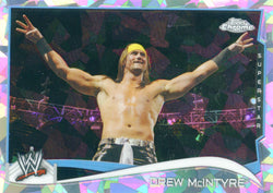 2014 Topps Chrome WWE Drew McIntyre Atomic Refractor Parallel Card #66