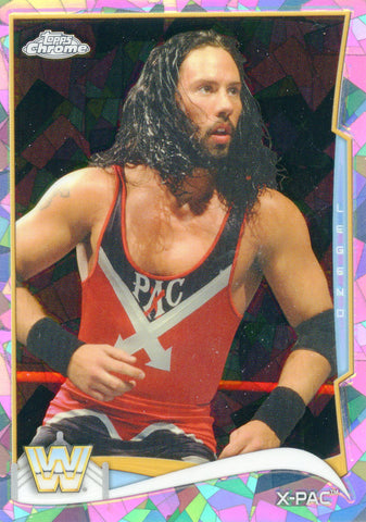 2014 Topps Chrome WWE X-Pac Atomic Refractor Parallel Card #110