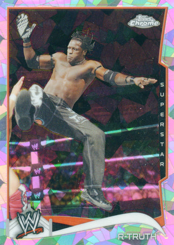 2014 Topps Chrome WWE R-Truth Atomic Refractor Parallel Card #37