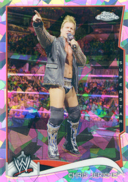 2014 Topps Chrome WWE Chris Jericho Atomic Refractor Parallel Card #11