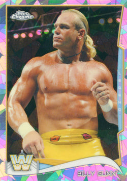 2014 Topps Chrome WWE Billy Gunn Atomic Refractor Parallel Card #97
