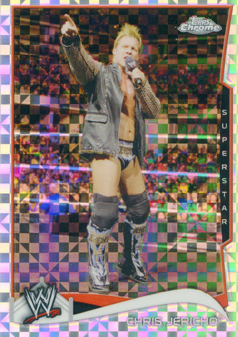 2014 Topps Chrome WWE Chris Jericho Xfractor Parallel Card #11