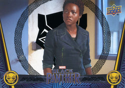 2018 Upper Deck Marvel Black Panther Black card #49