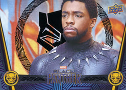 2018 Upper Deck Marvel Black Panther Black card #50