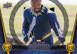 2018 Upper Deck Marvel Black Panther Black card #83