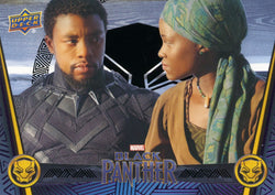 2018 Upper Deck Marvel Black Panther Black card #9