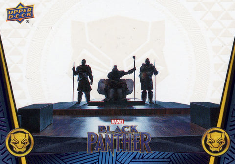 2018 Upper Deck Marvel Black Panther Indigo card #76