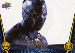 2018 Upper Deck Marvel Black Panther Indigo card #8