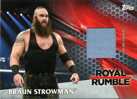 2017 Topps WWE Braun Strowman Authentic Mat Relic #292/299