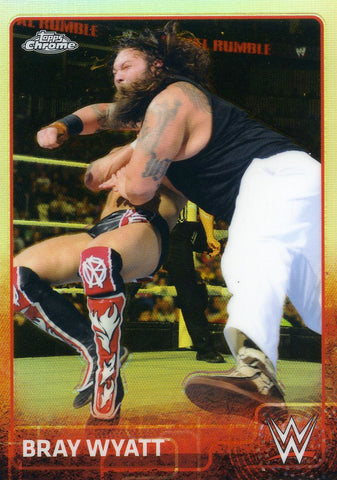 2015 Topps Chrome Refractor Bray Wyatt #10