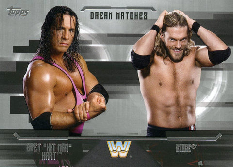 2017 Topps WWE Undisputed Silver Edge Vs. Bret "Hit Man" Hart