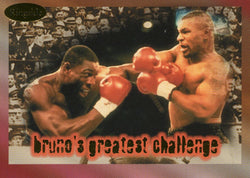 Ringside Boxing Cards Frank Bruno Promo Card