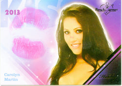 2013 Bench Warmer Kiss Card Carolyn Martin