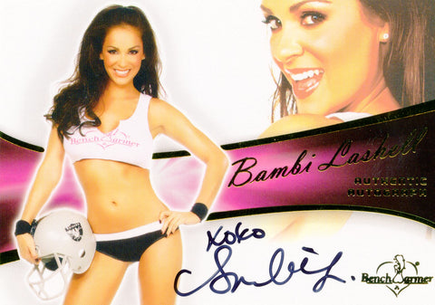 2011 Bench Warmer Bambi Lashell Authentic Autograph A-11