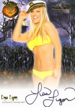 2012 Bench Warmer Lisa Ligon Halloween Authentic Autograph