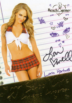 2014 Bench Warmer Lorin Hartwell School Girls Authentic Autograph