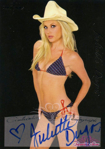 2005 Bench Warmer Juliette Dugas Authentic Autograph