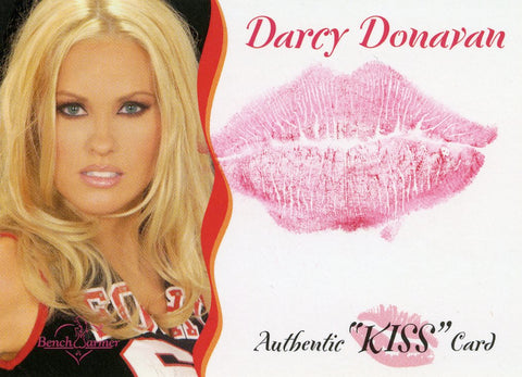 2004 Bench Warmer Kiss Card Darcy Donavan