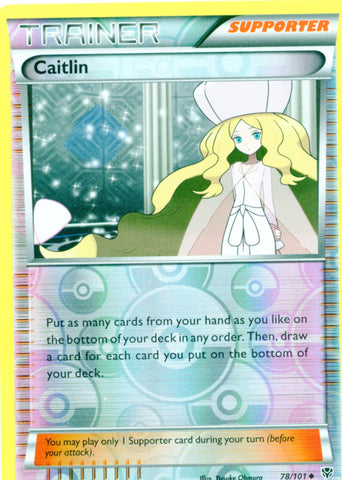 Pokemon Foil Caitlin Trainer