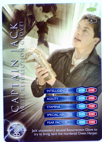 Torchwood TCG Foil Trading Card #186 Captain Jack (With Resurection Glove)