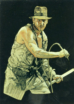 2008 Topps Indiana Jones Masterpieces Foil Art #3 of 9