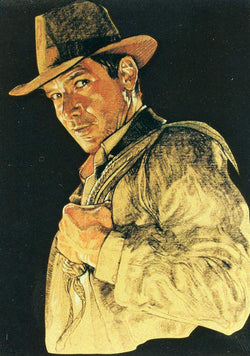 2008 Topps Indiana Jones Masterpieces Foil Art #6 of 9