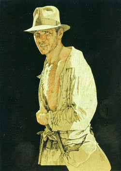 2008 Topps Indiana Jones Masterpieces Foil Art #7 of 9