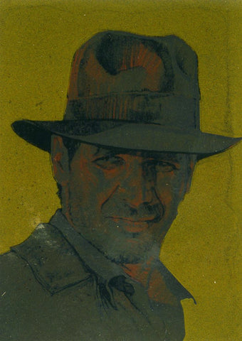 2008 Topps Indiana Jones Masterpieces Gold Foil Art #2 of 9 #90/99