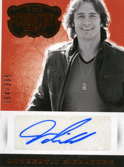 2014 Panini Country Music Joe Nichols Authentic Signature #154/335