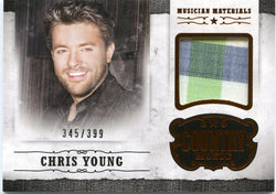 2014 Panini Country Music Chris Young Musician Materials #M-CY #345/399