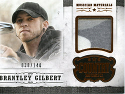 2014 Panini Country Music Brantley Gilbert Musician Materials #M-BG #038/140