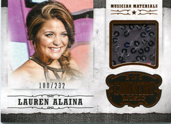 2014 Panini Country Music Lauren Alaina Musician Materials #M-LA #100/232