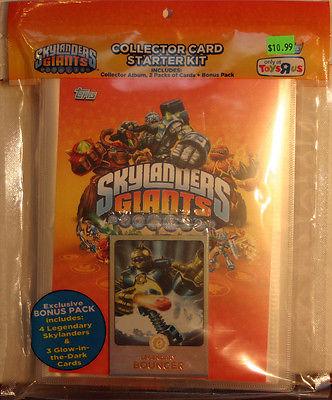 SKYLANDERS GIANTS COLLECTOR CARD STARTER KIT TOYS R US EXCLUSIVE