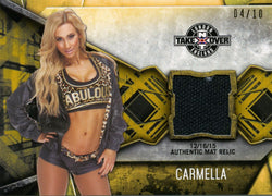 2017 Topps WWE Carmella Authentic Mat Relic #04/10