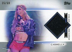 2017 Topps WWE Carmella Authentic Shirt Relic #35/50