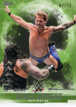 2017 Topps WWE Undisputed Green Chris Jericho