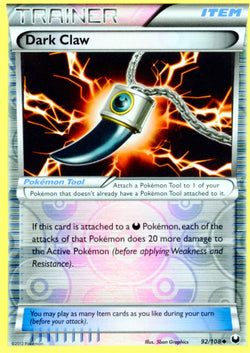 Pokemon Foil Dark Claw Trainer