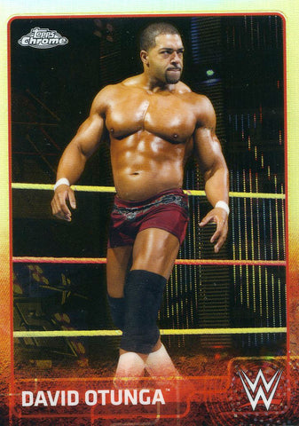 2015 Topps Chrome Refractor David Otunga #21