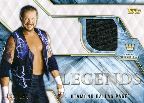 2017 Topps WWE Diamond Dallas Page Authentic Shirt Relic #132/299