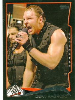 2014 Topps WWE Dean Ambrose Black Parallel Card #16