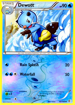 Pokemon Foil Dewott