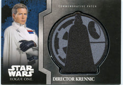 Topps Star Wars Rogue One Commemorative Patch Director Krennic 5 of 13